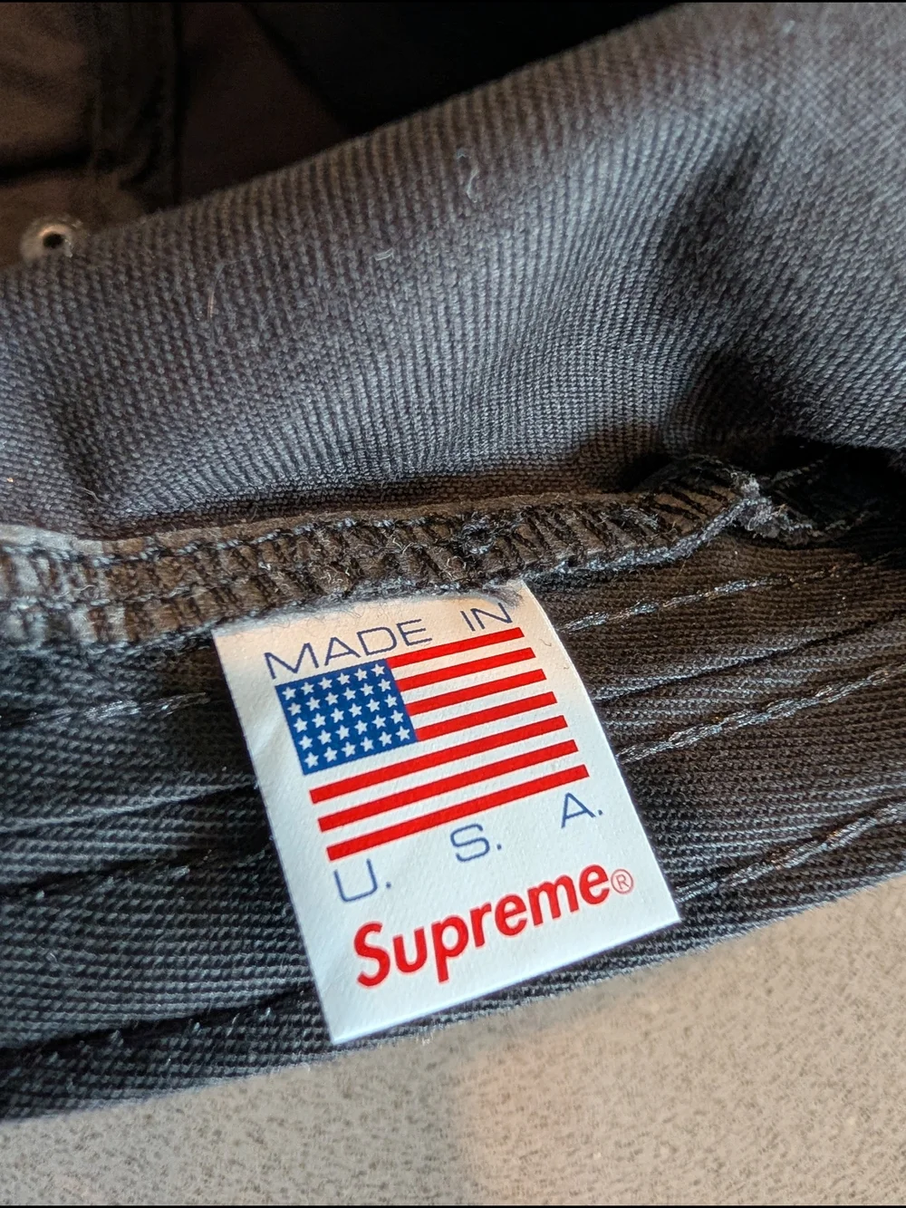 Supreme Snap Button Pocket Camp Cap